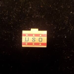 Vintage USO Lapel Pin From WWII